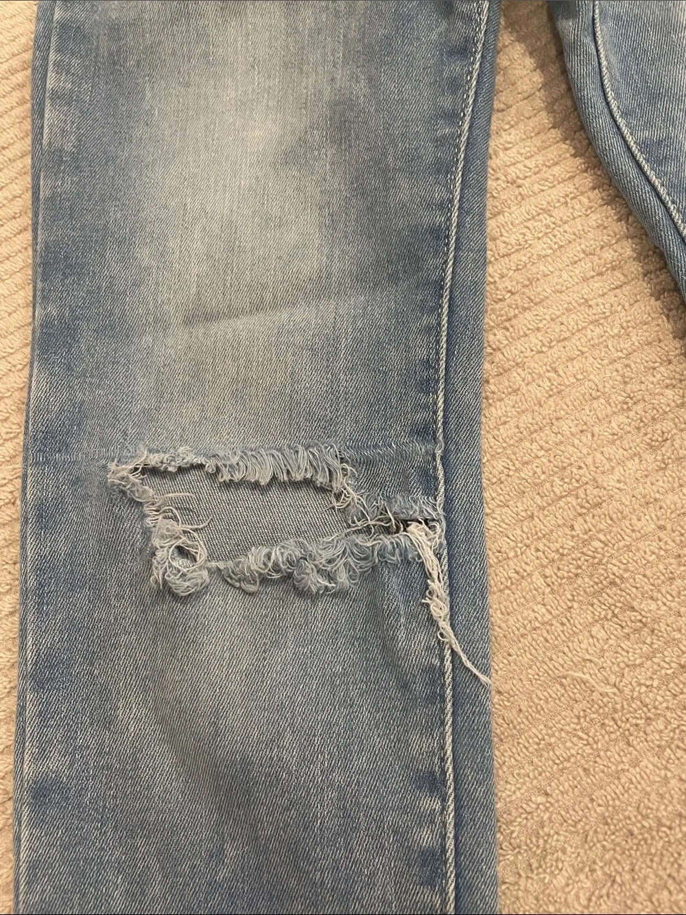 Old Navy Light Blue Distressed Kids Jeans